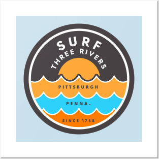 SURF THREE RIVERS Posters and Art